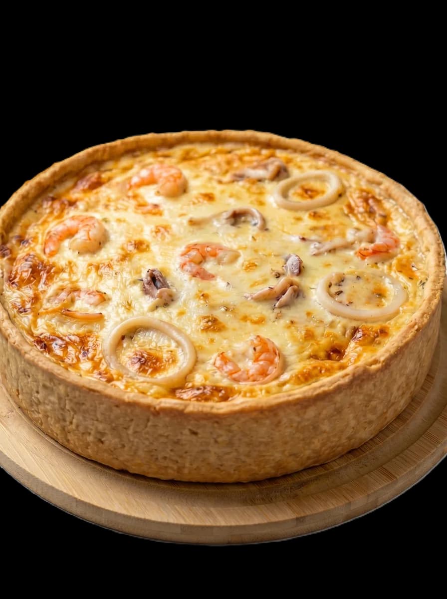 Киш с морепродуктами