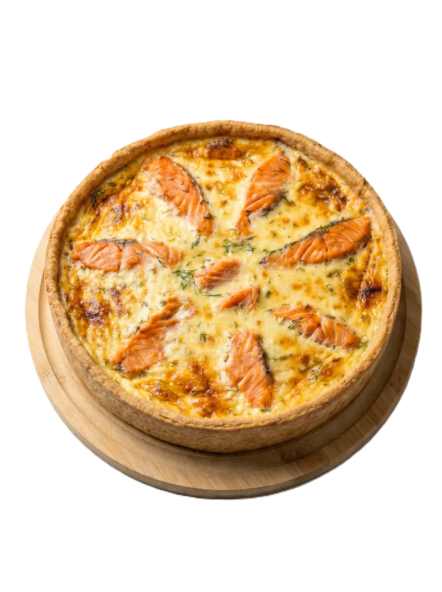 Киш с рыбой