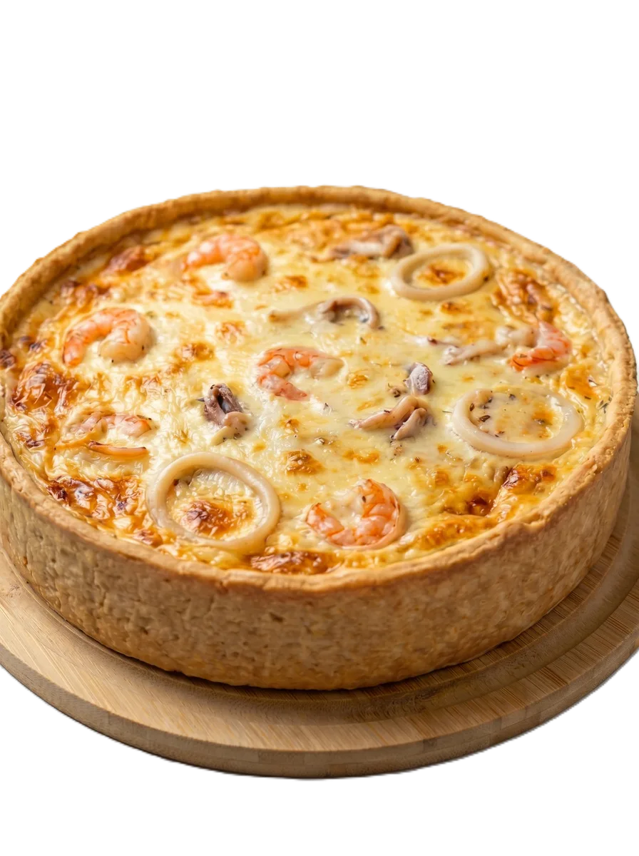 Киш с морепродуктами