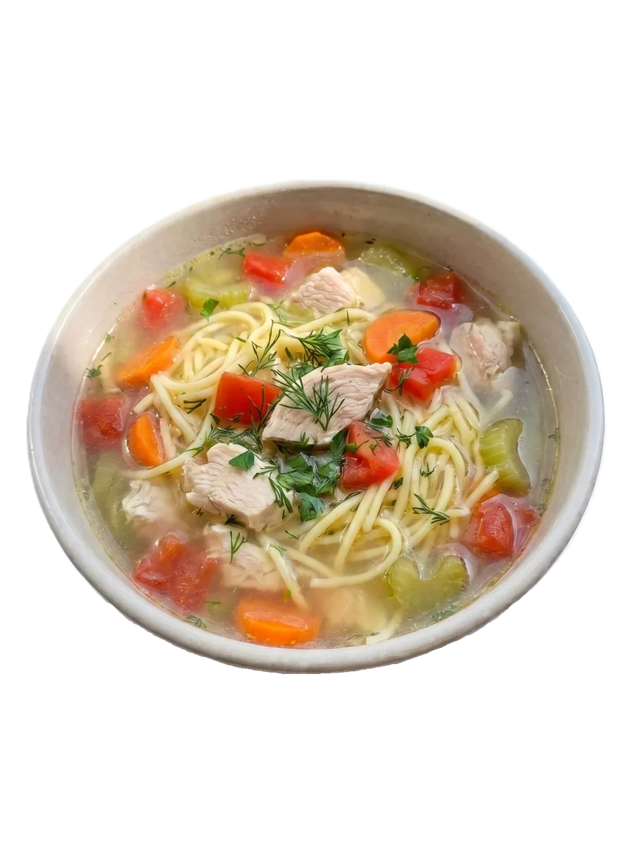 Куриный суп с лапшой